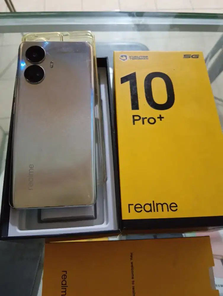 Murah hp Realme 10 pro plus 5G ram 12/256 LKP mulus normal bs TT