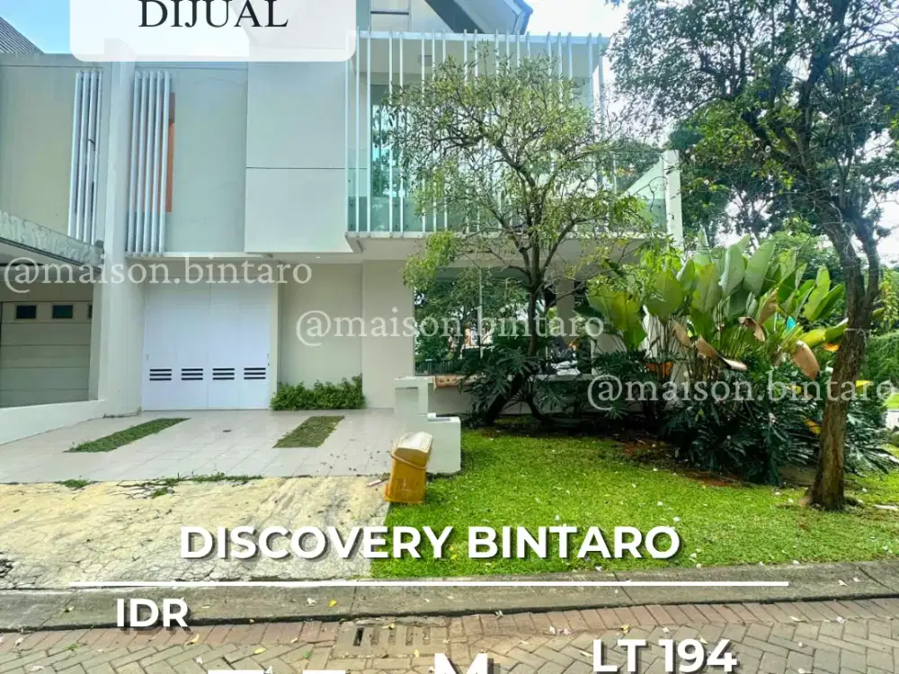 Rumah Mewah Hook Siap Huni Discovery Bintaro (SP 1108)