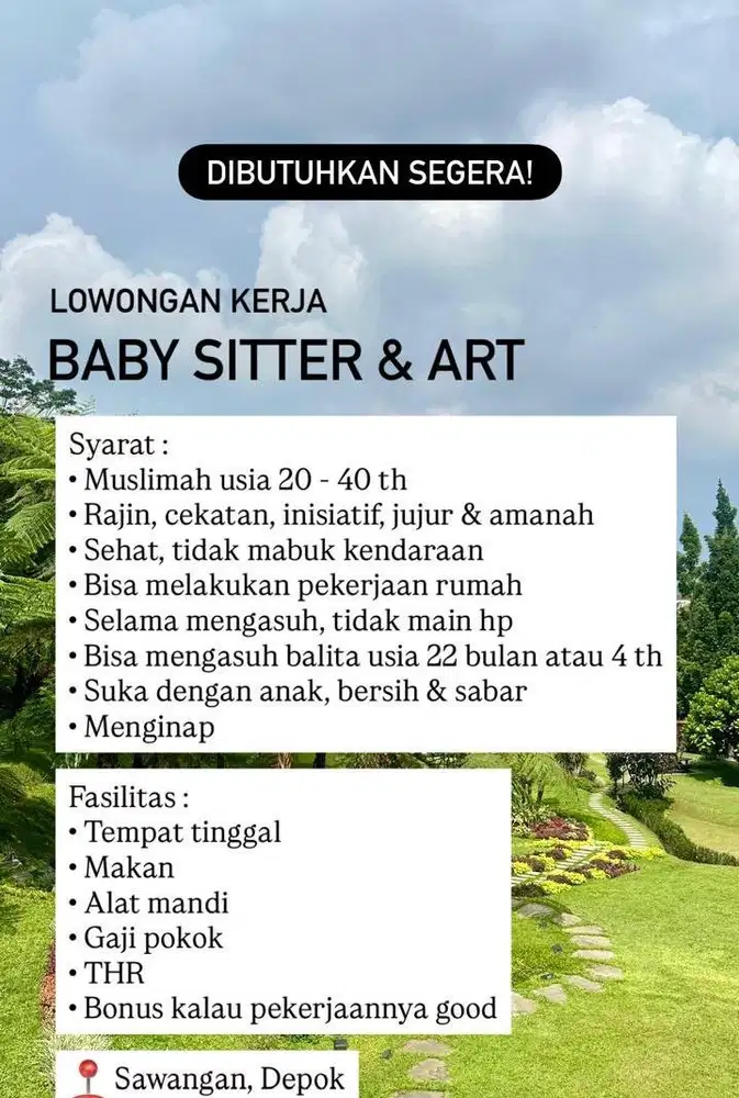 Lowongan kerja ART