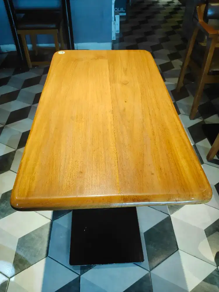 Meja Kayu Resto-Cafe 120 x 60cm