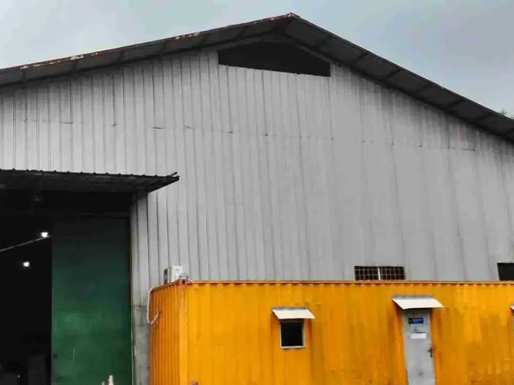 Disewakan gudang Siap pakai Bisa di lalui 40 feat Container Lokasi Bantar gebang Bekasi
