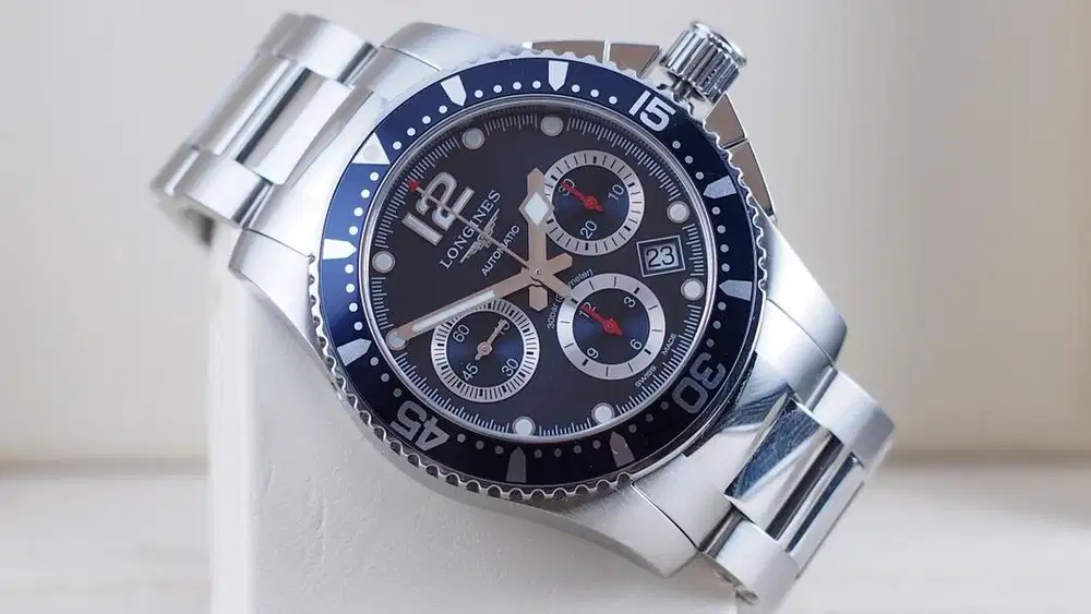 LONGINES HYDROCONQUEST AUTOMATIC CHRONOGRAPH BLUE DIAL 41MM