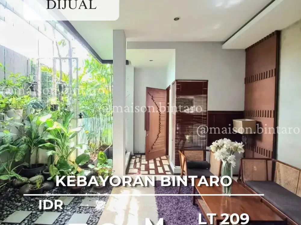 Rumah Mewah Besar Siap Huni Kebayoran Bintaro (SP 1068)