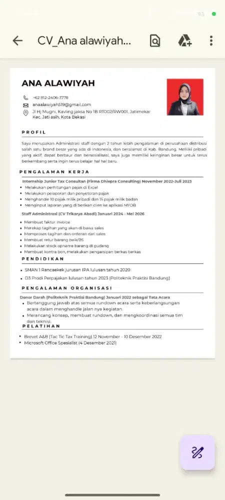 Cari Pekerjaan || Administrasi