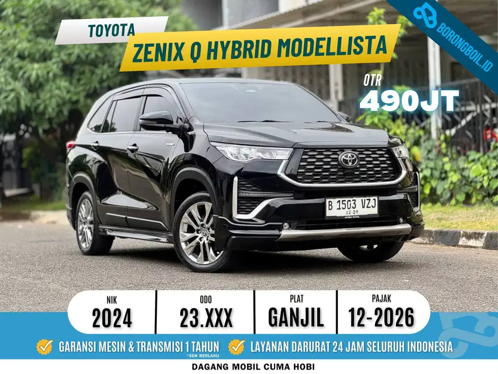 Zenix Q hybrid Modelista 2024 Hitam