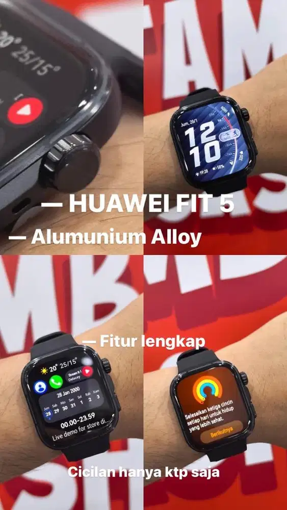 Huawei fit 5 smartwatch huawei fit 5 fit 5 pro smartwatch terbaru