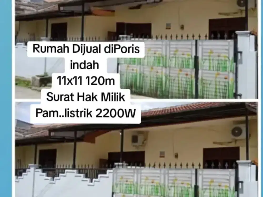 Dijual Rumah di Poris Indah AGS Tangerang