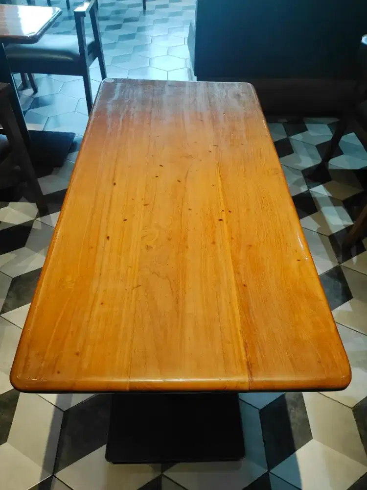 Meja Kayu Resto-Cafe 150 x 50cm