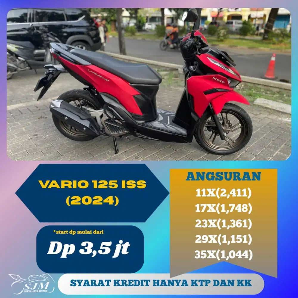 HONDA VARIO 125 CBS ISS 2024 CASH & KREDIT