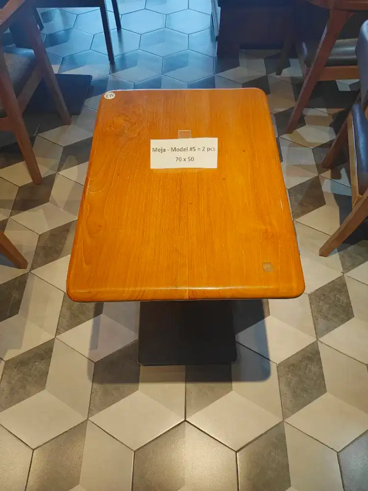 Meja Kayu Resto-Cafe 70 x 50cm