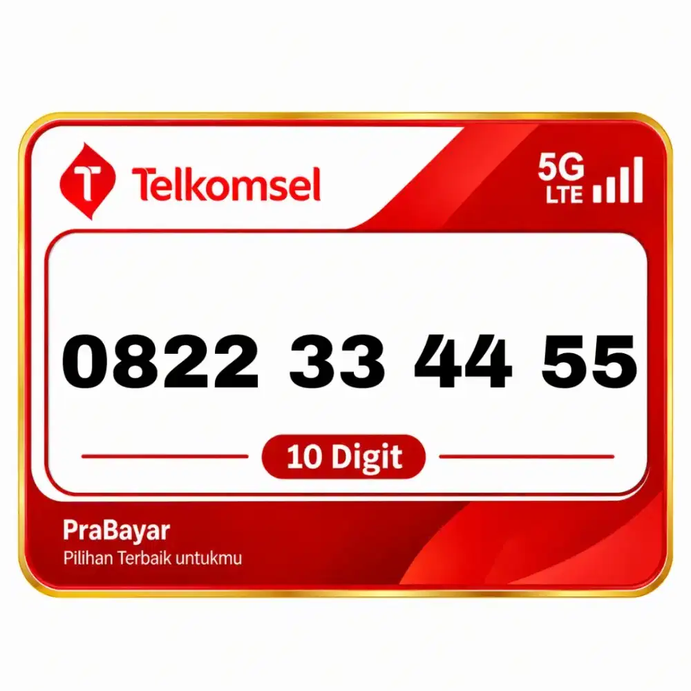 Nomor cantik 10digit simpati