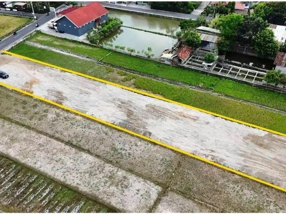 Tanah Dijual Yogyakarta Jl. Sidokarto Sleman Dekat Polsek Godean