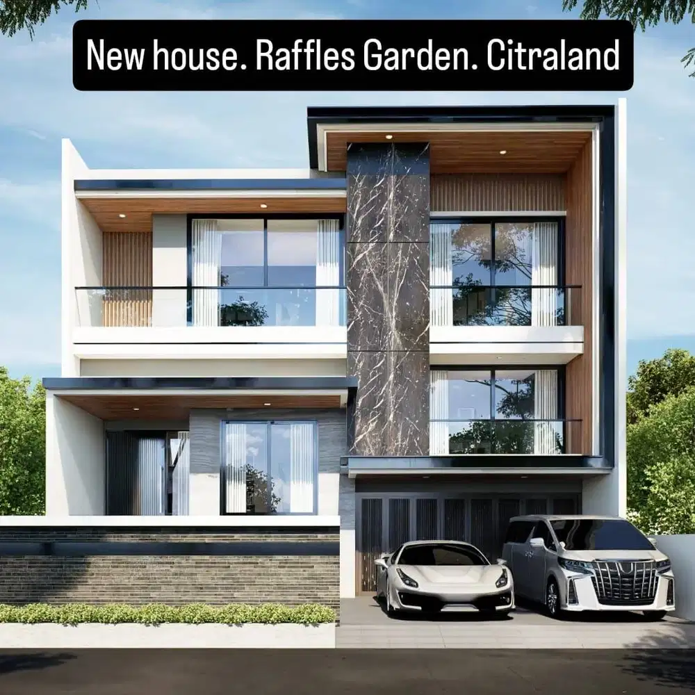 For Sale New house. Raffles garden TB Citraland Surabaya Barat