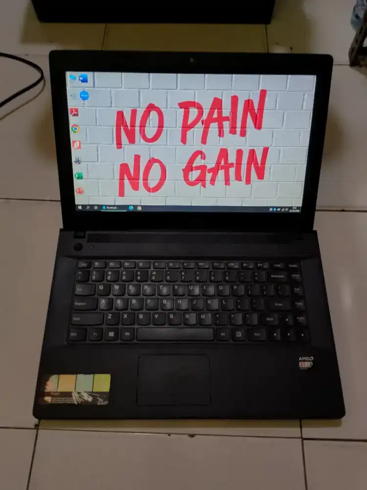 Lenovo G405 Murah Siap Pakai, RAM 4GB, HDD 500GB, Bergaransi
‎