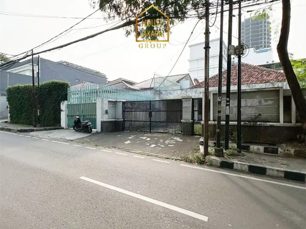 Rumah Hitung Tanah Termurah di Menteng, Lokasi Premium & Jalan Lebar