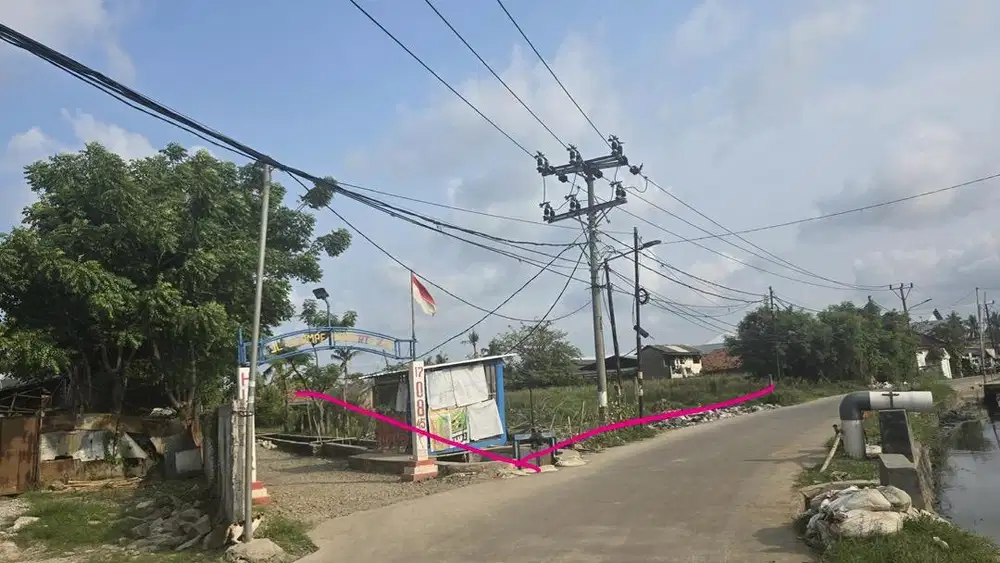 Di jual Tanah di Cilampe teluk naga  Salembaran dekat dengan PIK 2