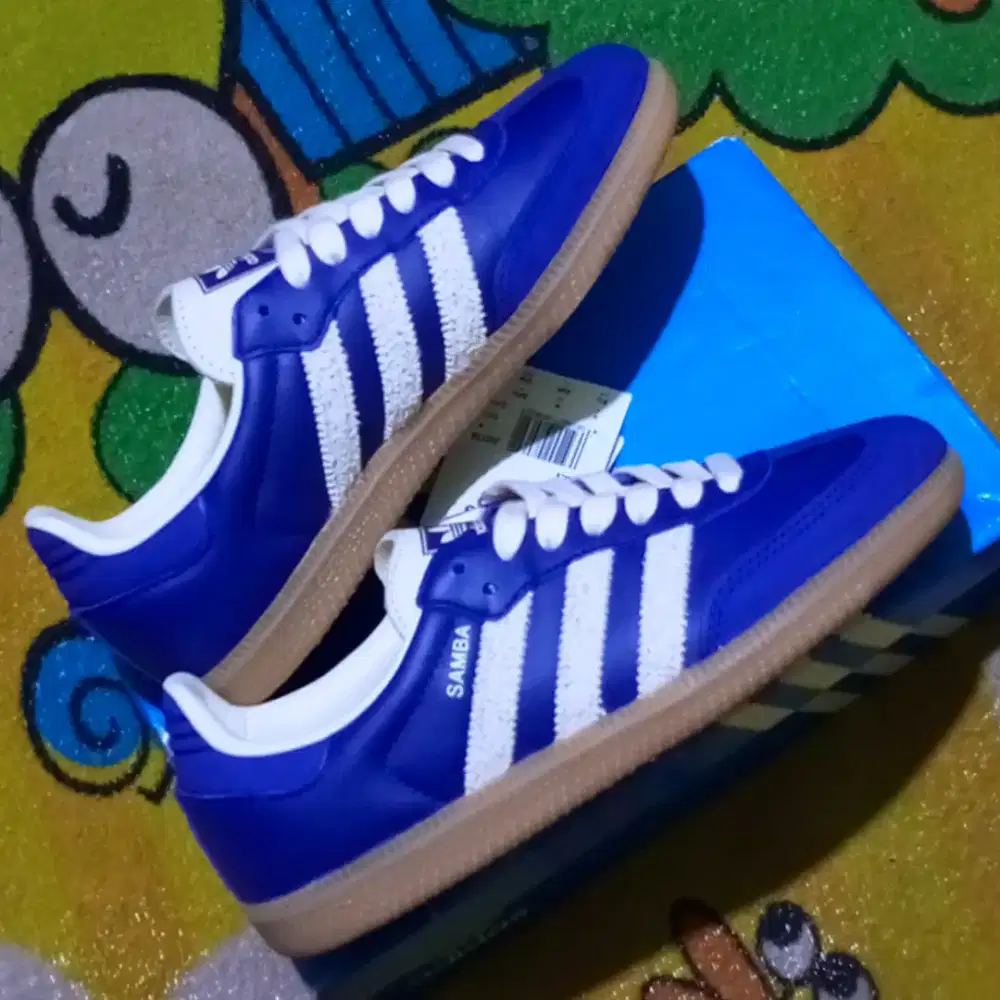 Sepatu Adidas Samba OG Women colegiate purple Original