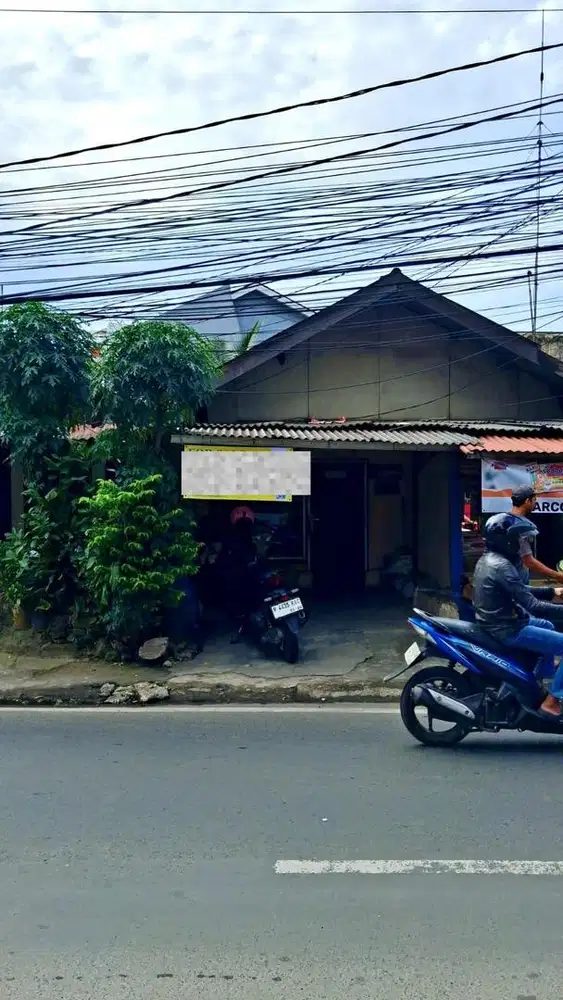 JUAL TANAH dan BANGUNAN KOMERSIL PINGGIR JALAN UTAMA