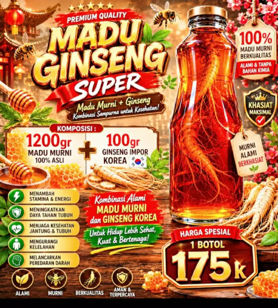 Madu ginseng super