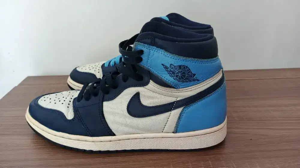 Nike Air Jordan 1 Retro High OG Obsidian Made In China Size 42