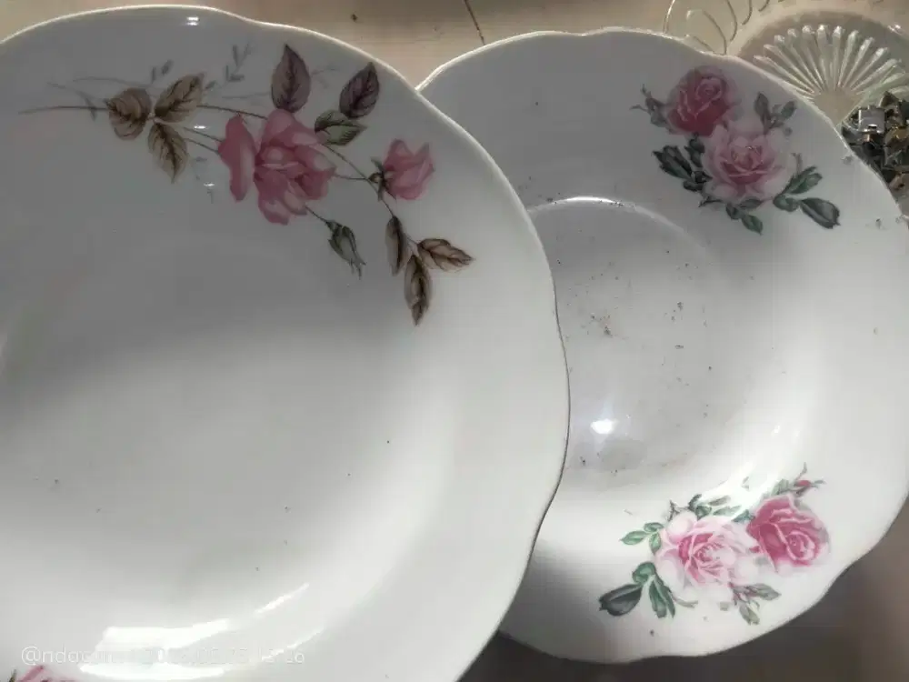 Dijual piring jadul vintage 1 lusin