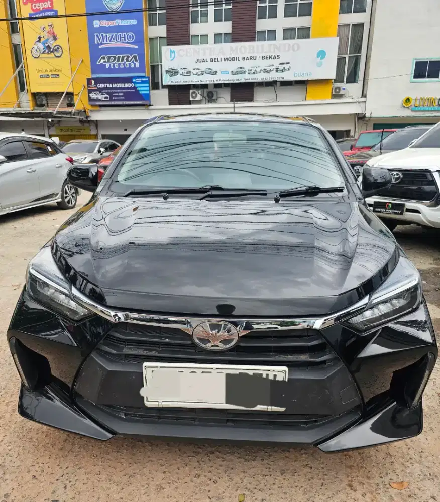 Agya G 1.2 matic 2024 hitam istimewa dp 22 jt