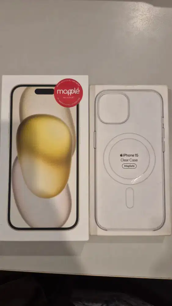 iPhone 15 128gb yellow new segel resmi digimap