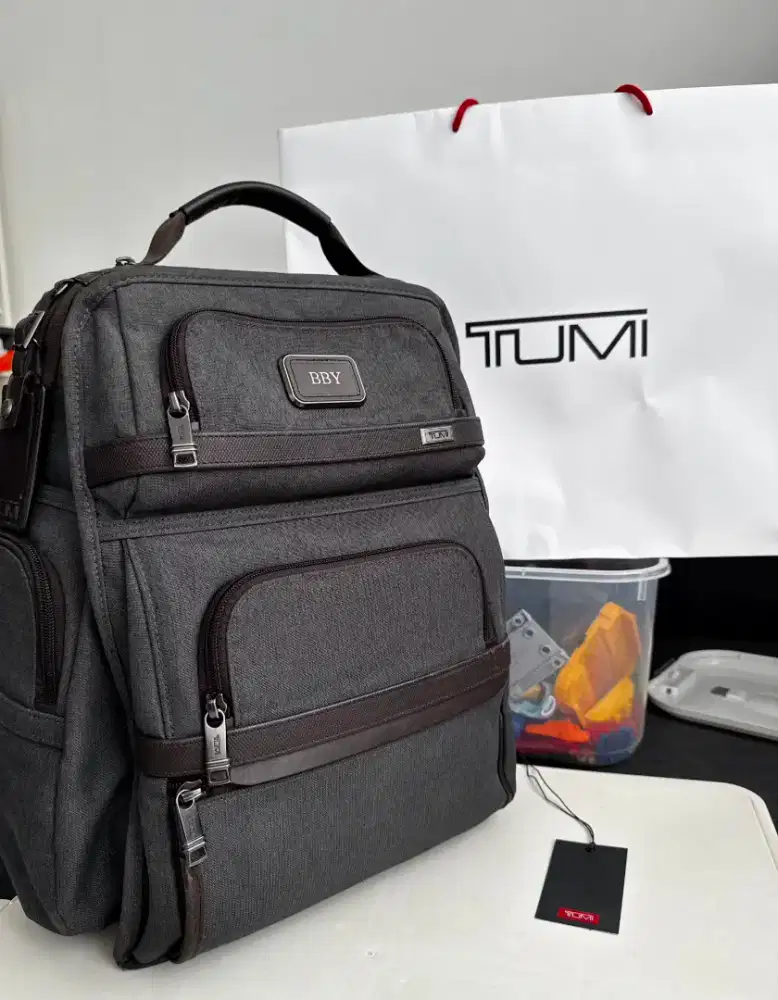 JUAL RUGI! ORIGINAL TAS TUMI ALPHA 3 BRIEF ANTHRACITE