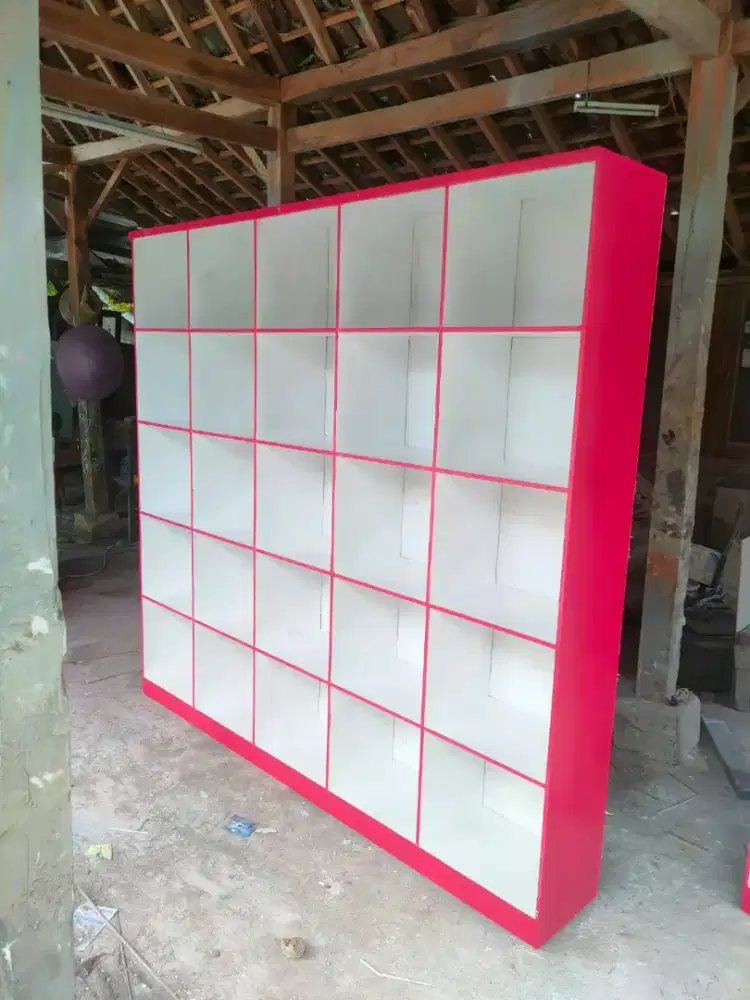 Rak toko set meja kasir