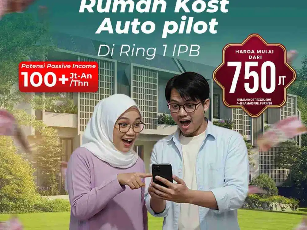 Jual Rumah Kost Premium 2 Menit Ke Universitas IPB Dramaga Bogor
