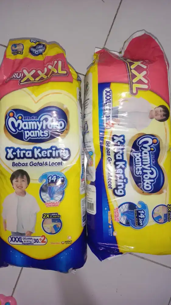 Dua Ball Pampers mamypoko XXXL