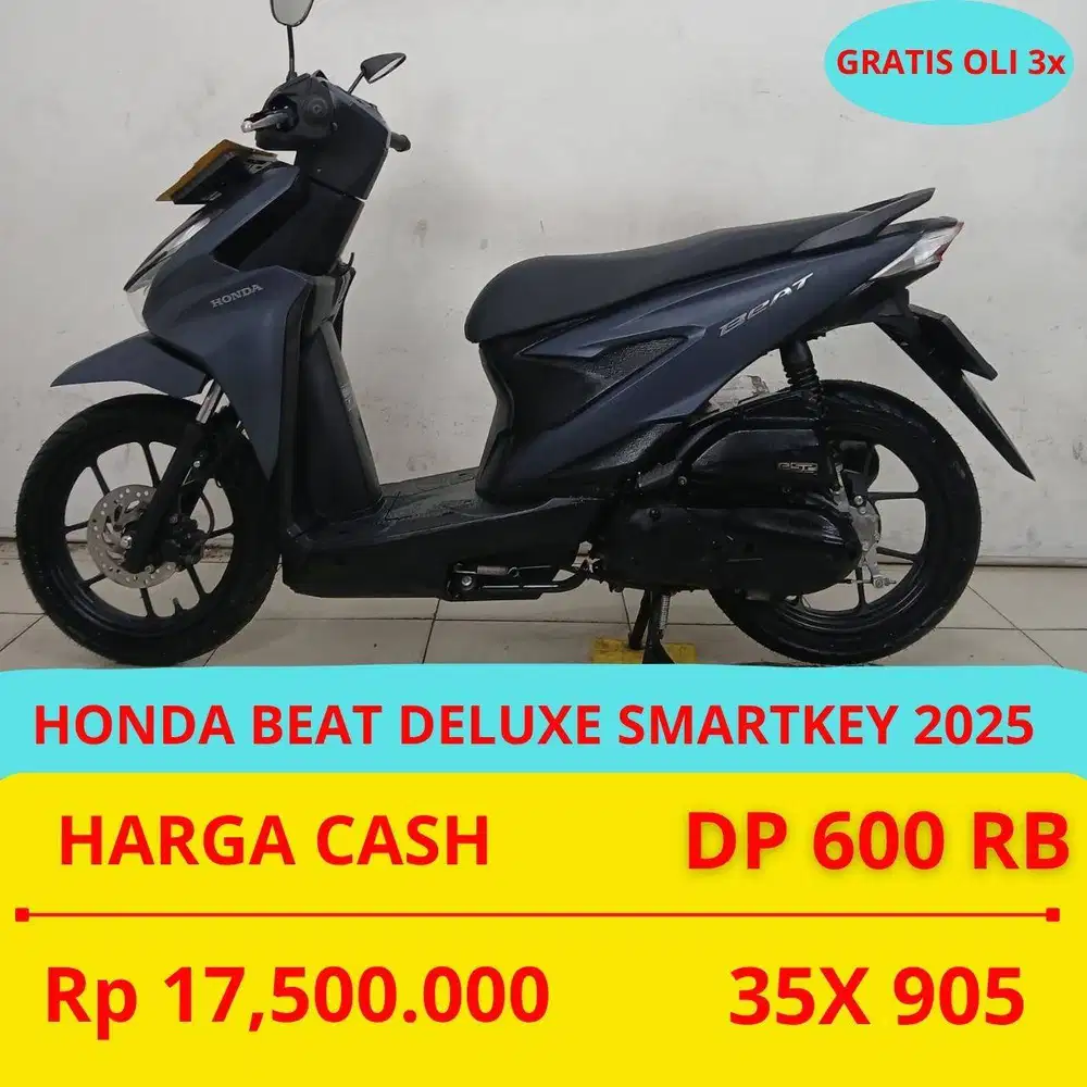 HONDA BEAT DELUXE SMARTKEY 2025 HARGA CASH 17 JUTAAN GUYS