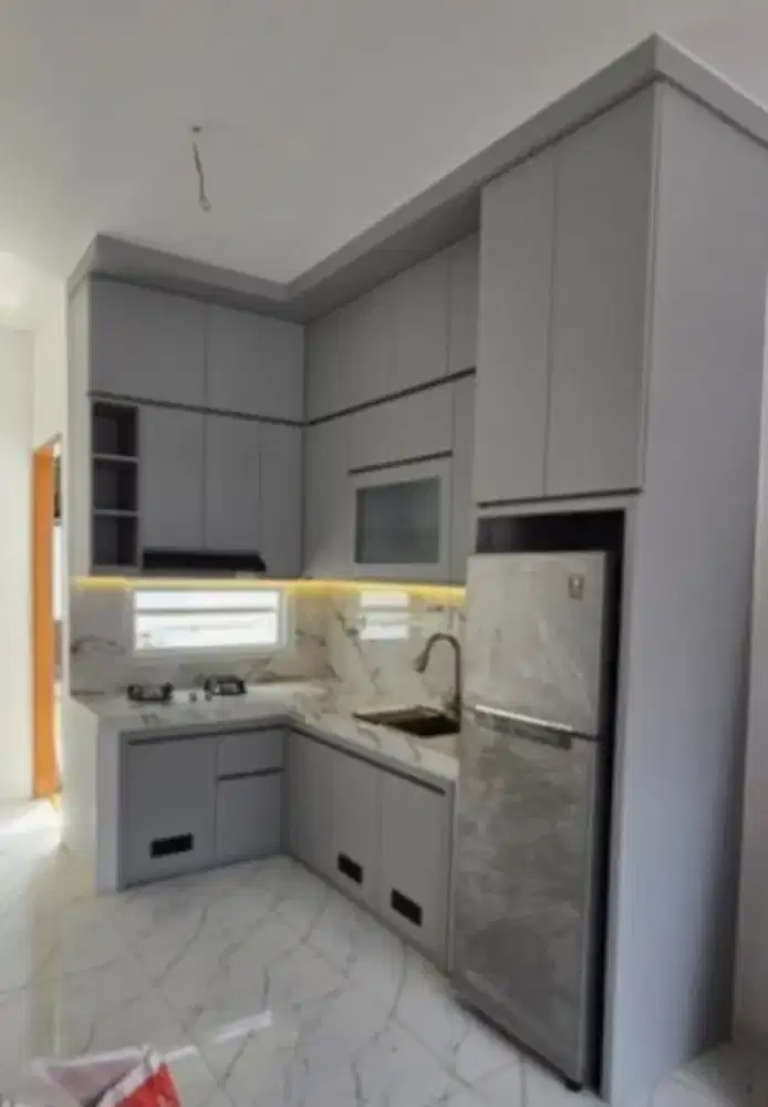 Kitchen set letter L