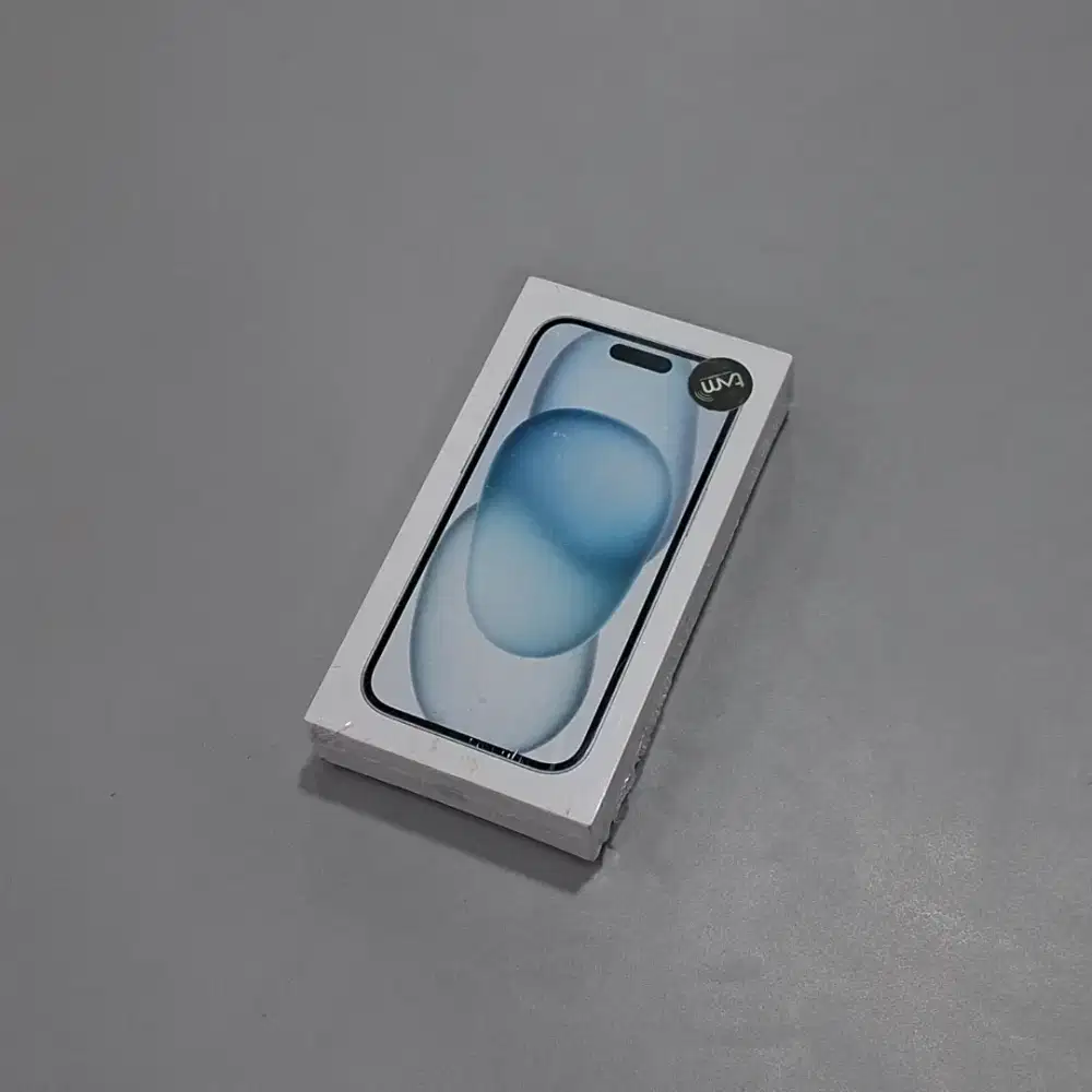 IPHONE 15 BLUE 128Gb NEW GARANSI RESMI IBOX