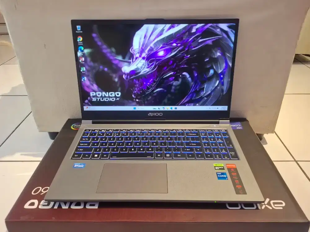 Axioo pongo 760,i7 Gen 12,Nvidia GeForce RTX 4060,Ram 12/512