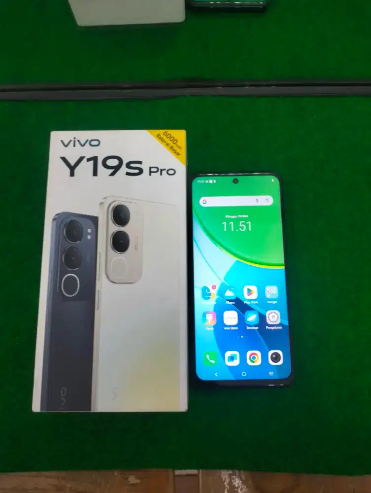 vivo Y19s pro ram 6/128gb lengkap mulus