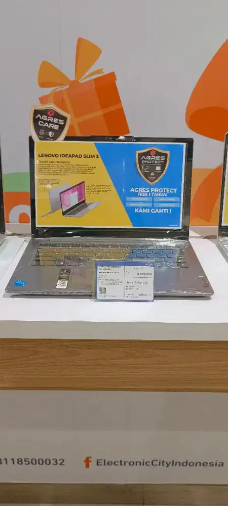 (New) Lenovo IdeaPad Slim 3i 82X6005NID 8/256GB (Kredit Tanpa DP)