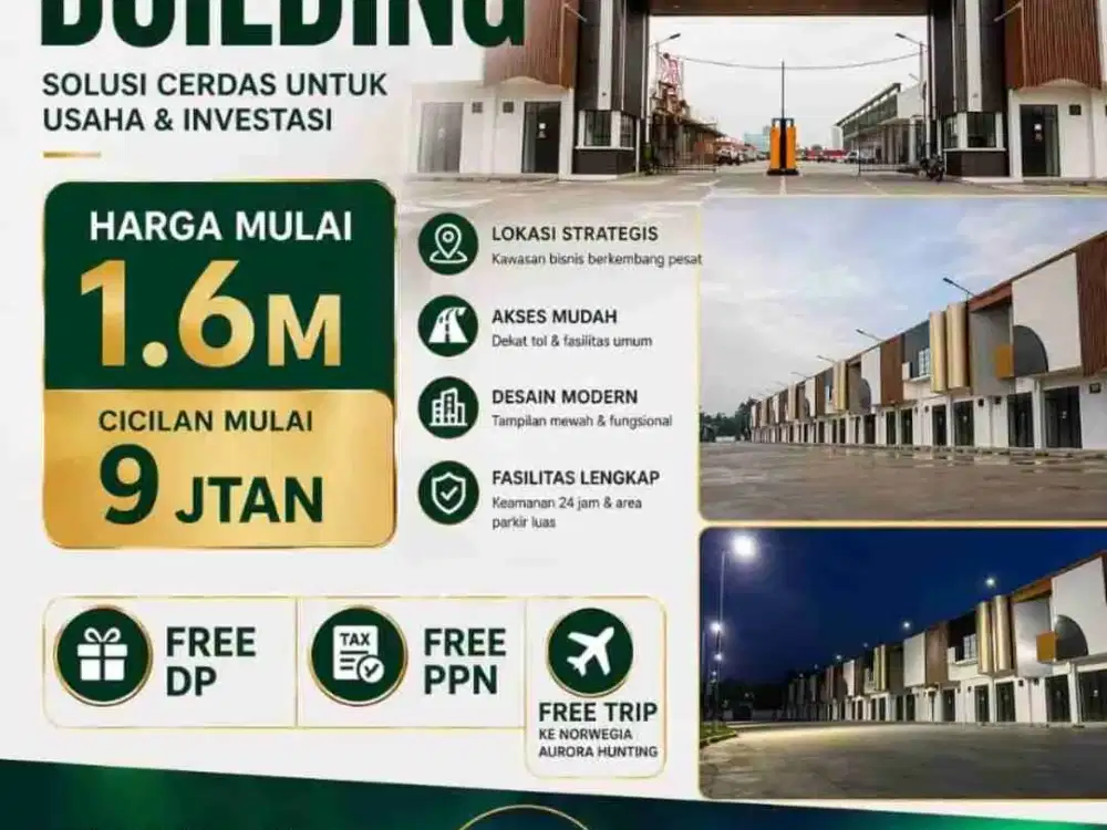 Ruko Multiguna Ready bisa Gudang/Klinik/Salon dll