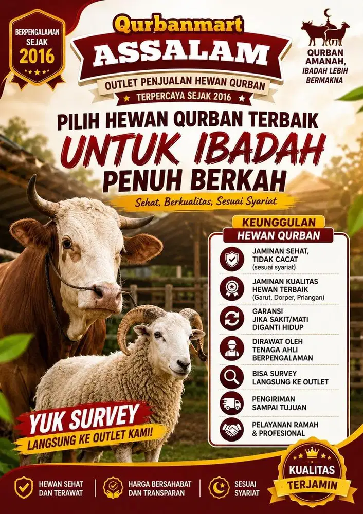 Domba Sapi Qurban Sehat