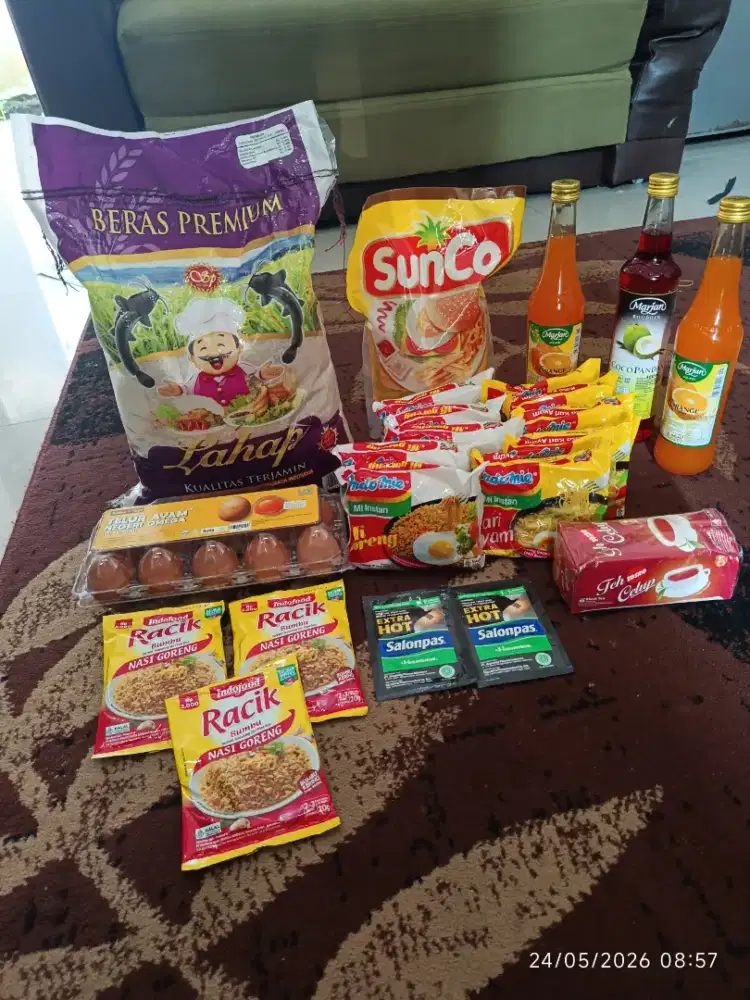 Sembako murah. Take all smw 200rb. Pasti lbh murah