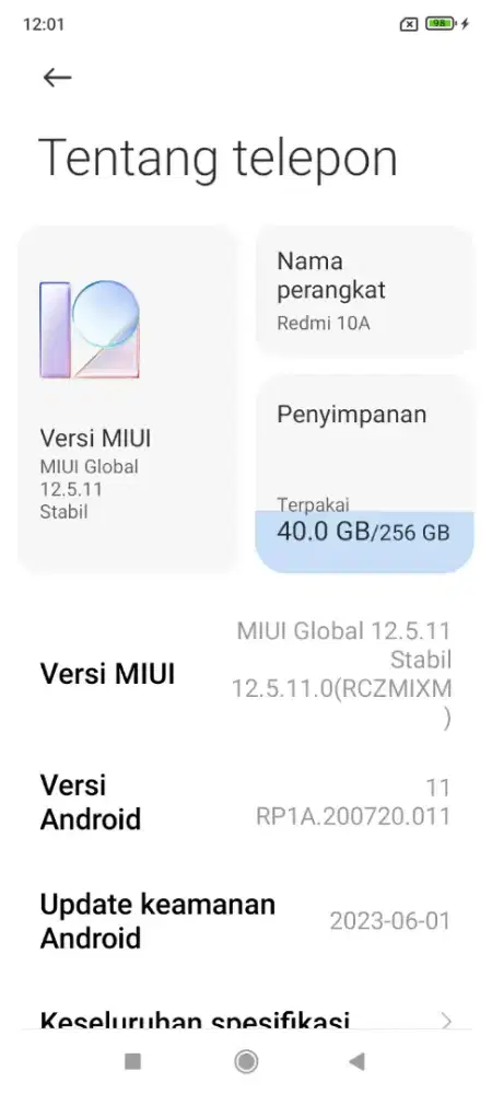 Redmi 10A fullset