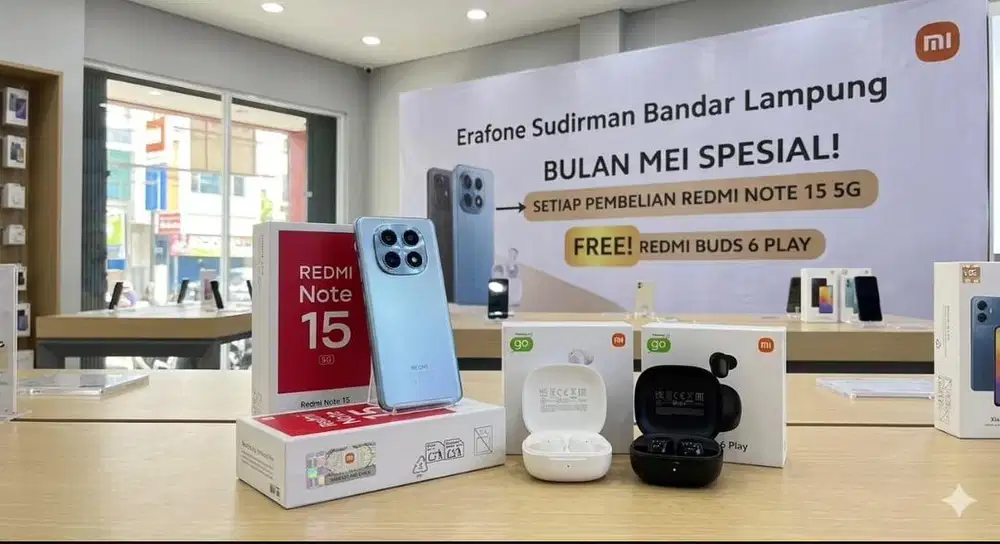 Redmi Note 15 5G (8/256) Kredit Cukup Ktp aja!!