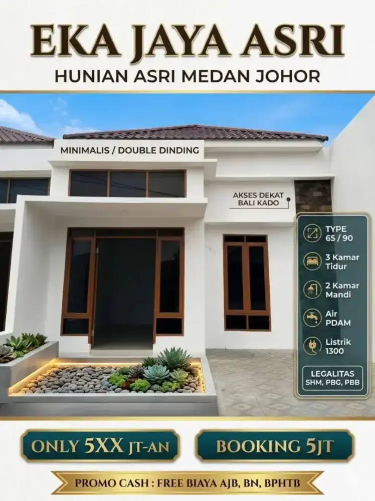 MINIMALIS JALAN EKA SUKA JOHOR FREE BPHTB