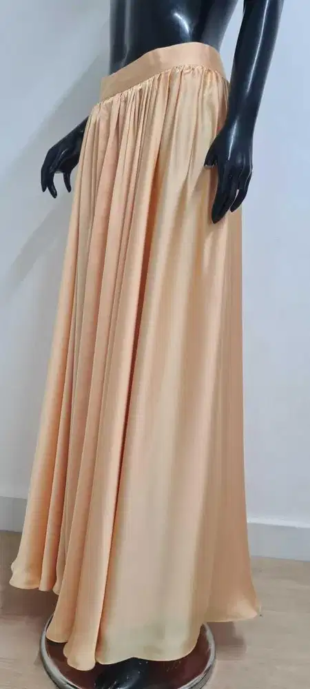 Pitch Skirt premium, rok pitch lingkaran, rok satin premium