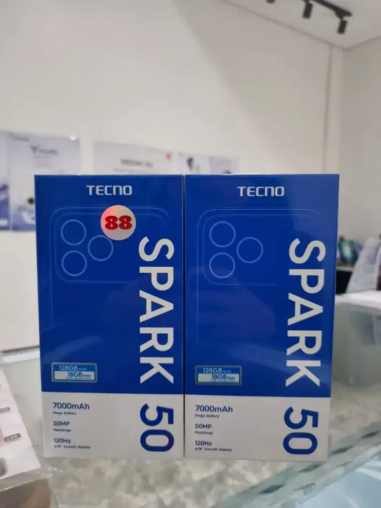 Tecno Spark 50 8/128 New Garansi Resmi Promo Bandung