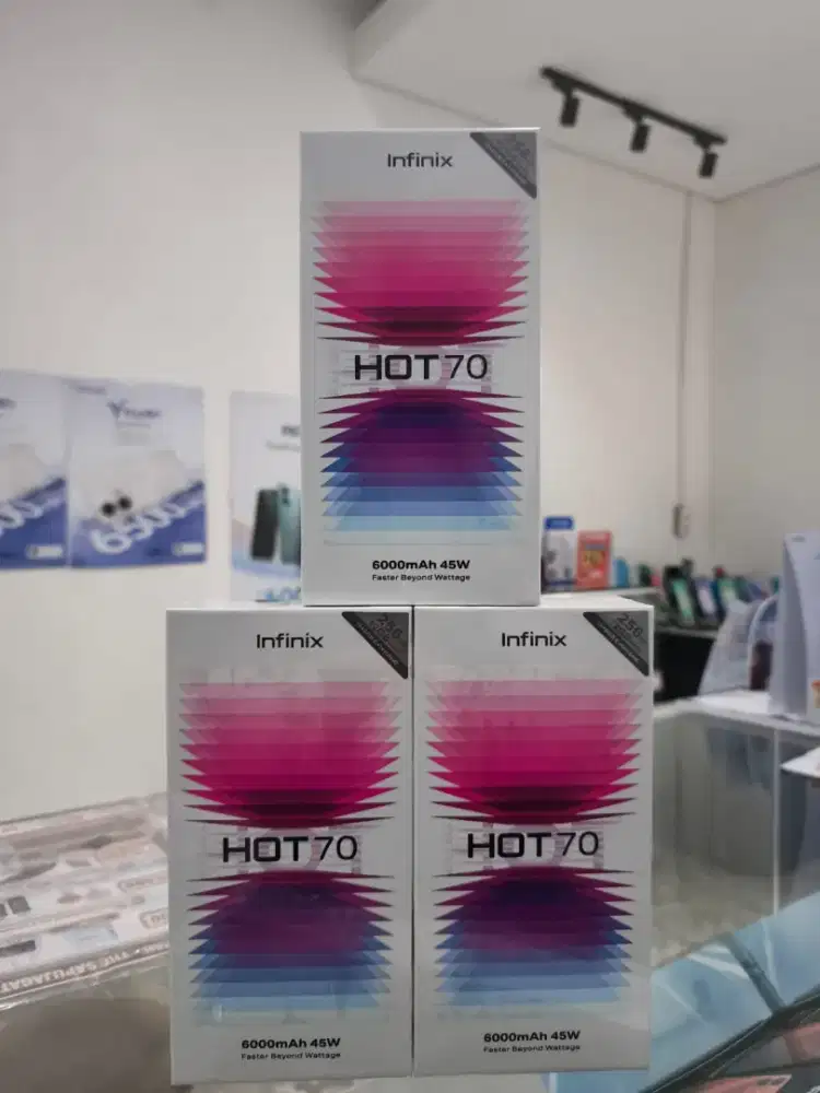 Infinix Hot 70 6/256 New Garansi Resmi Promo Bandung