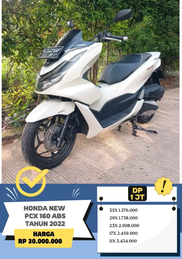 KM 16rb Honda New PCX 160 ABS tahun 2022