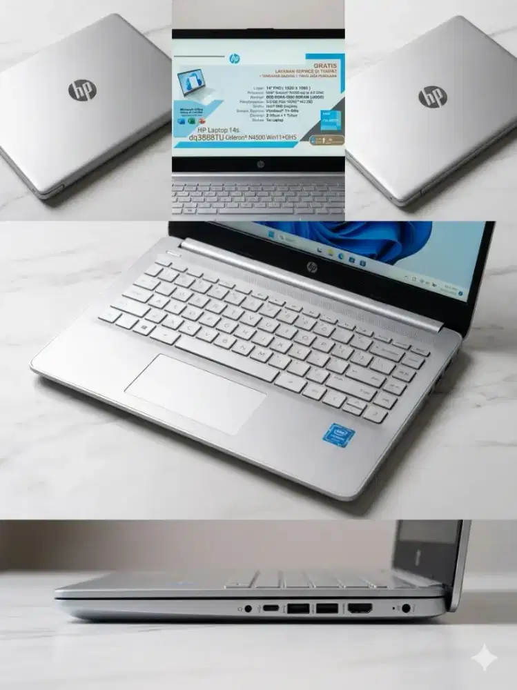 LAPTOP KULIAH & KERJA ANTI LEMOT! HP 14s SSD 512GB – Cicilan Ringan