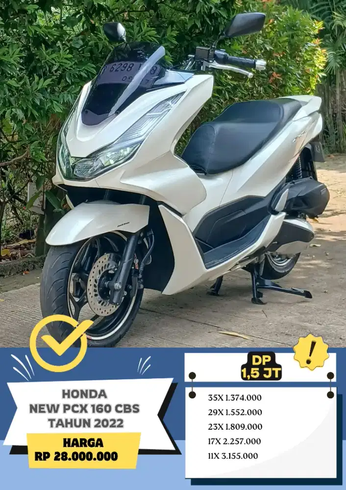 KM 14rb Honda New PCX 160 CBS Tahun 2022