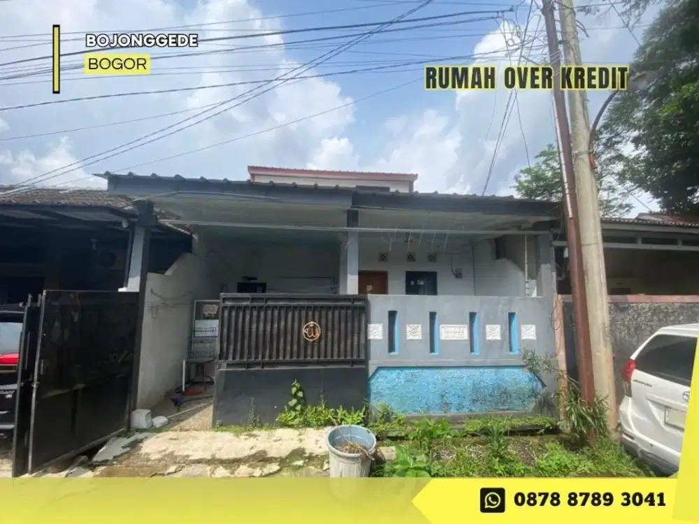 Rumah Over Kredit 79JT dkt Stasiun KA di Citayam Grade Bojonggede